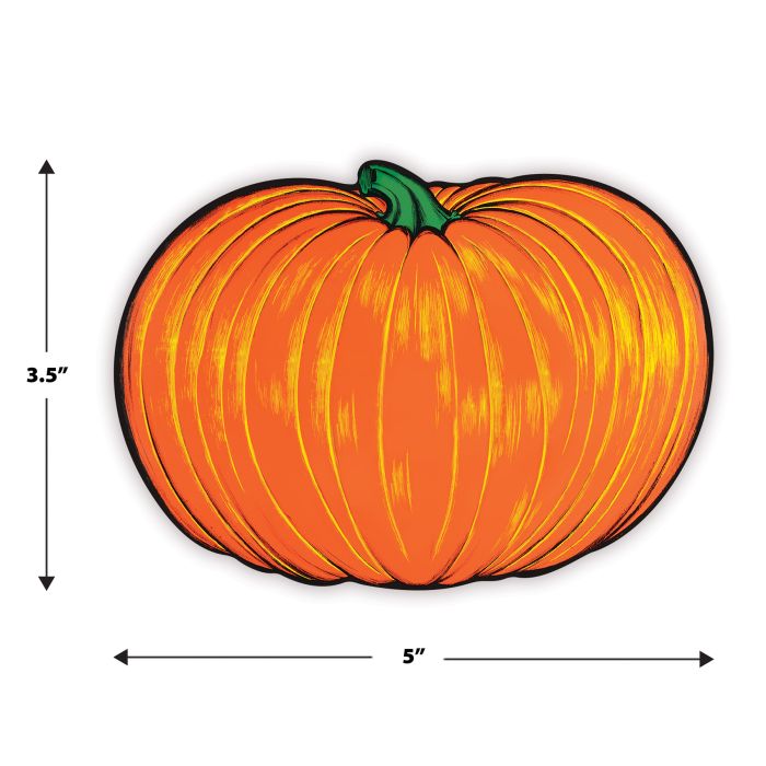 240 Pack Beistle Mini Pumpkin Cutout Decorations