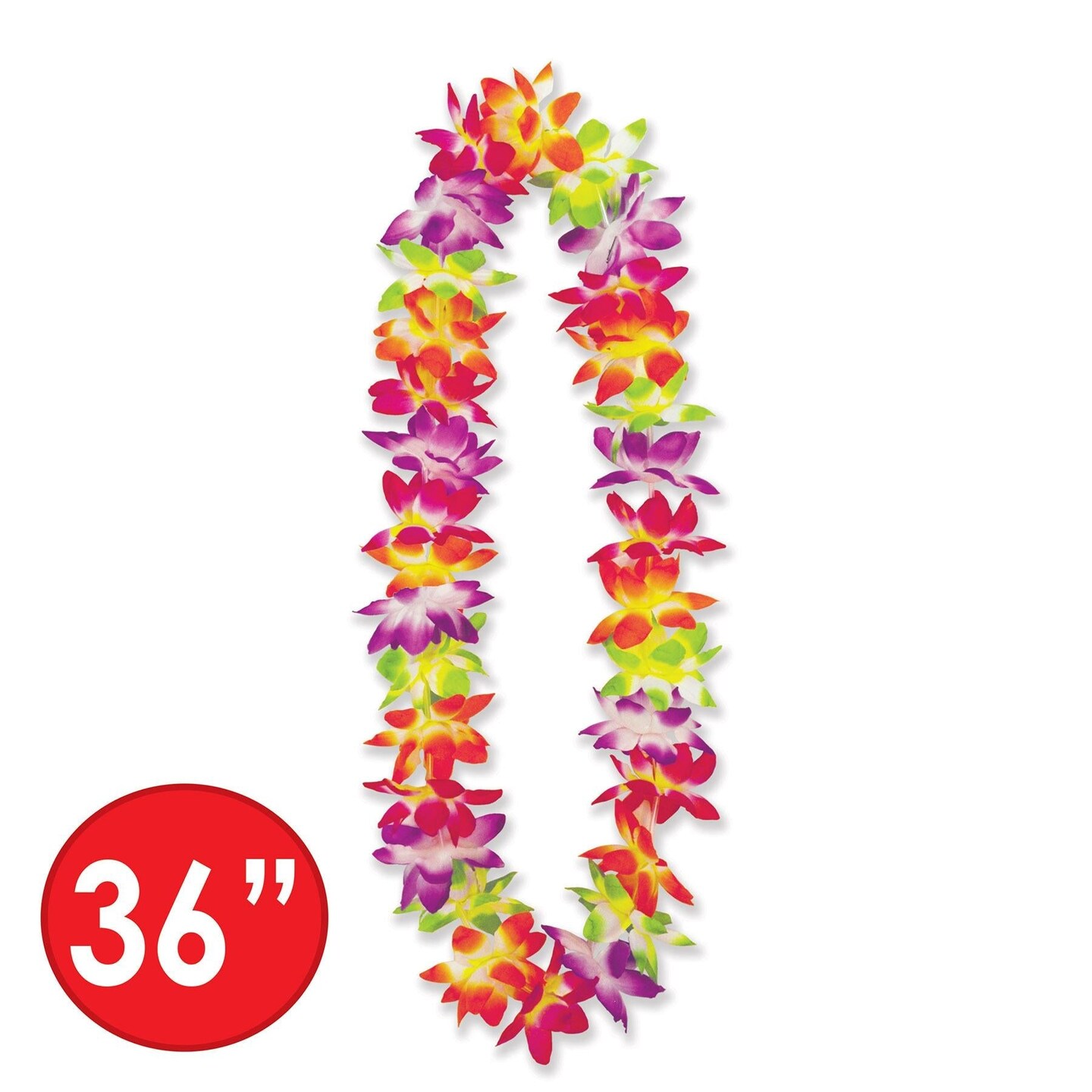 12 Pack Beistle Luau Party Maui Floral Lei