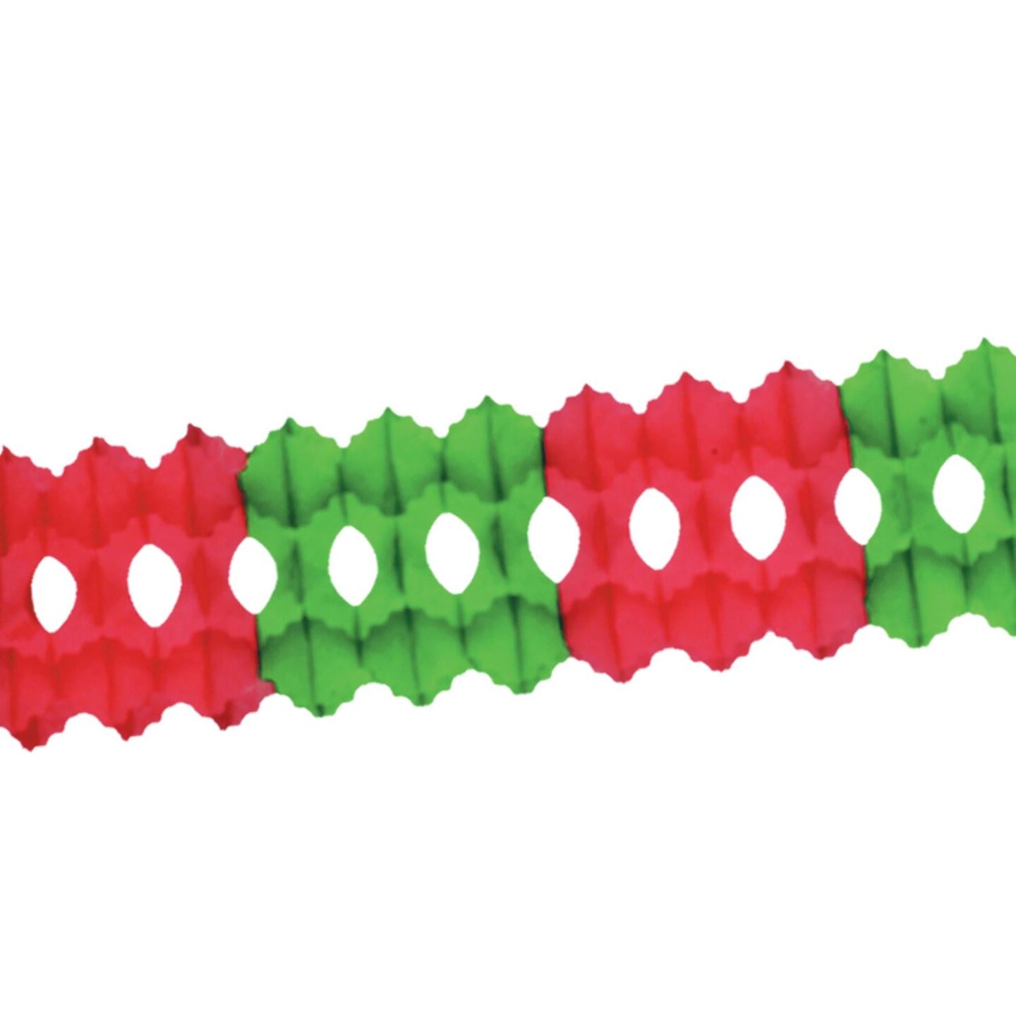 12 Pack Beistle Christmas Arcade Garland - red/green
