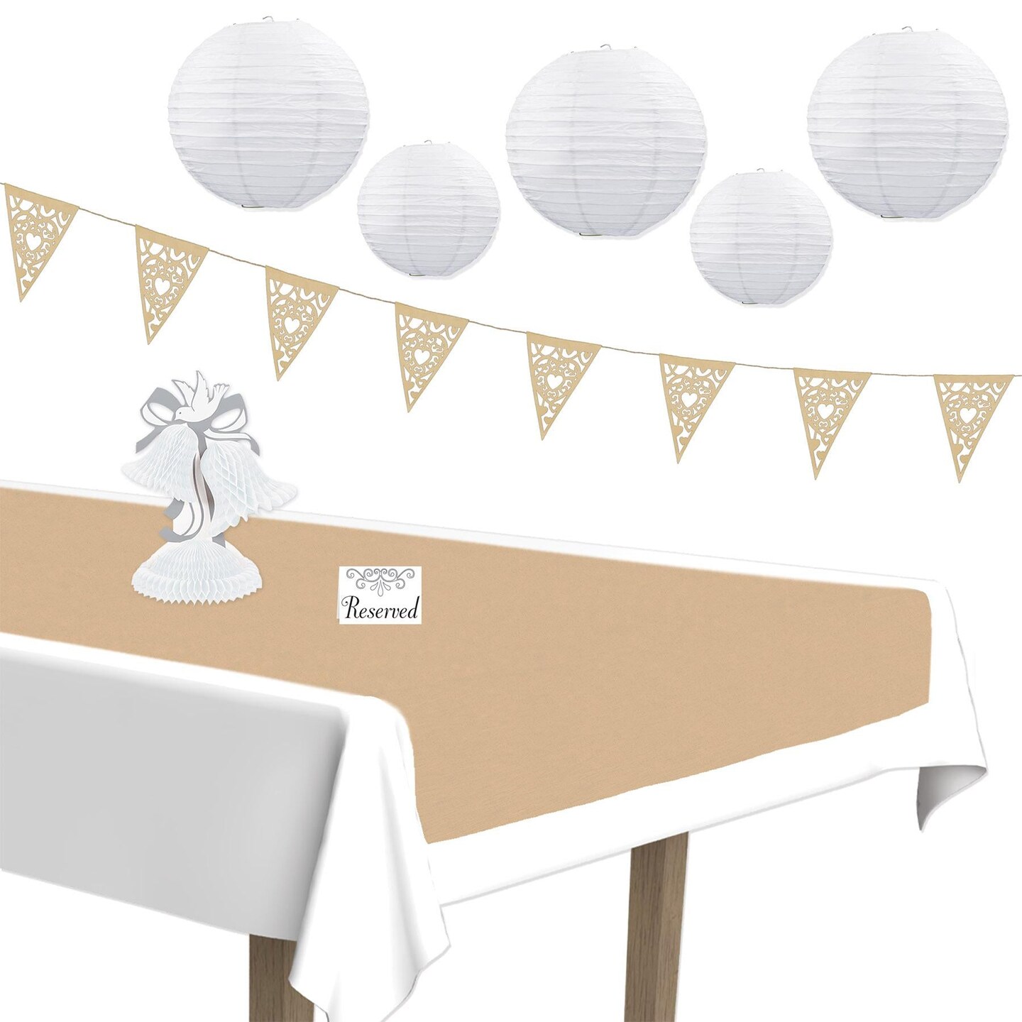 12 Pack Beistle Kraft Paper Table Roll