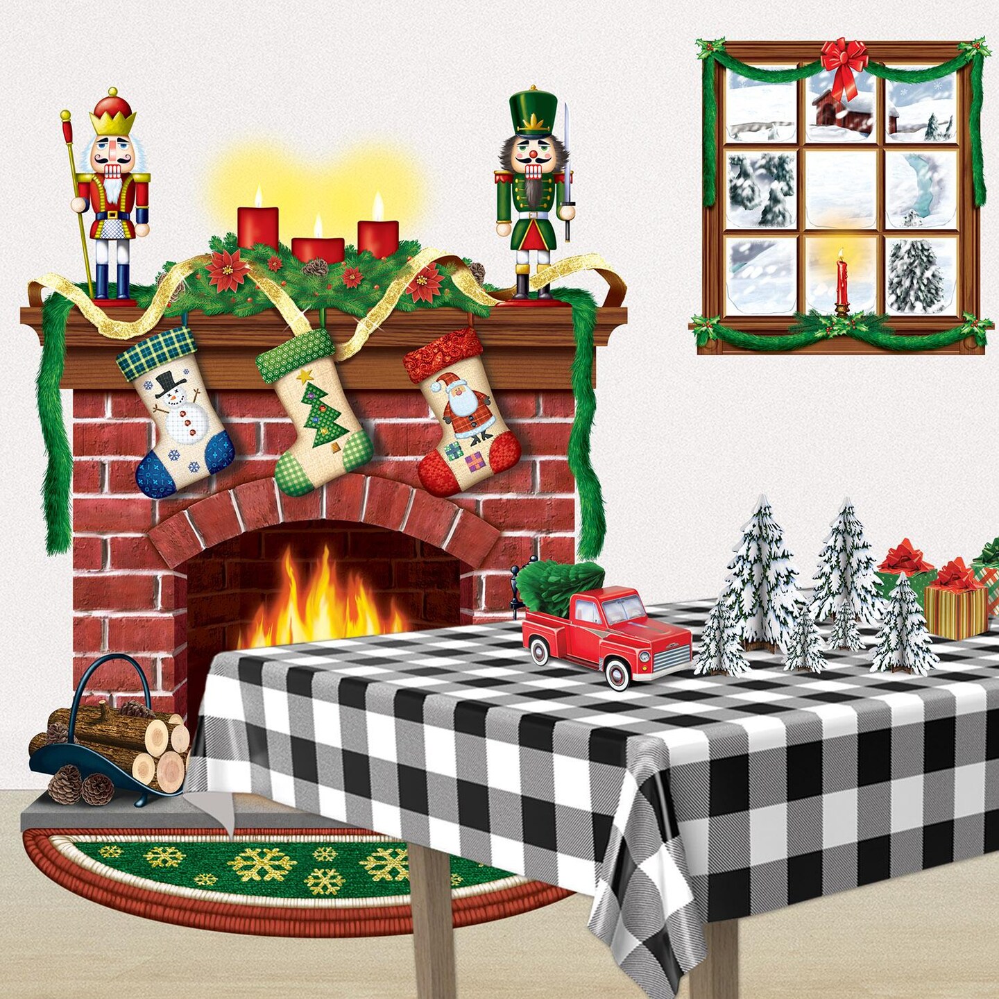 60 Piece Beistle Indoor Christmas Decor Props