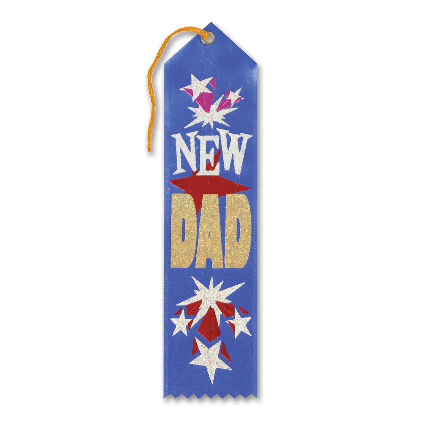 6 Pack Beistle New Dad Award Ribbon