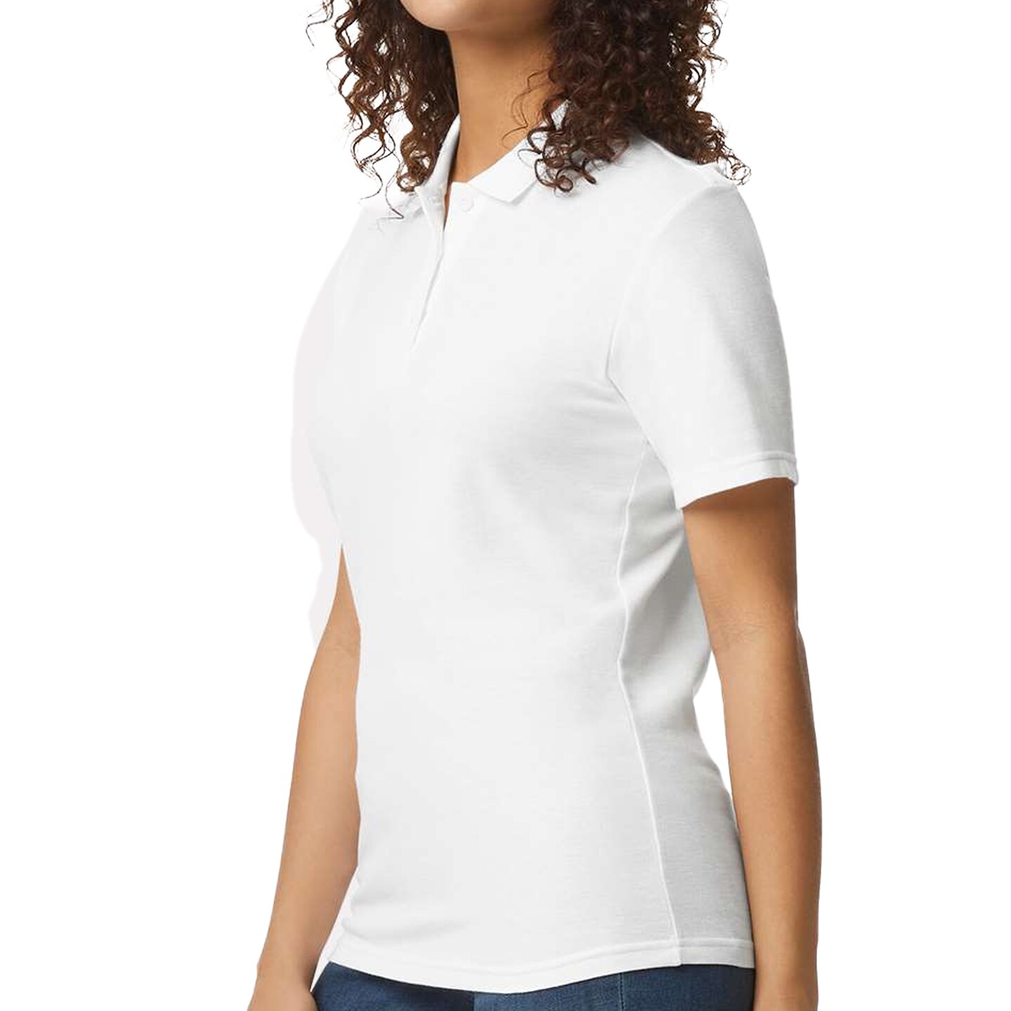 Gildan Women&#x27;s Pique Polo T-Shirt, Adult Cotton Short Sleeve