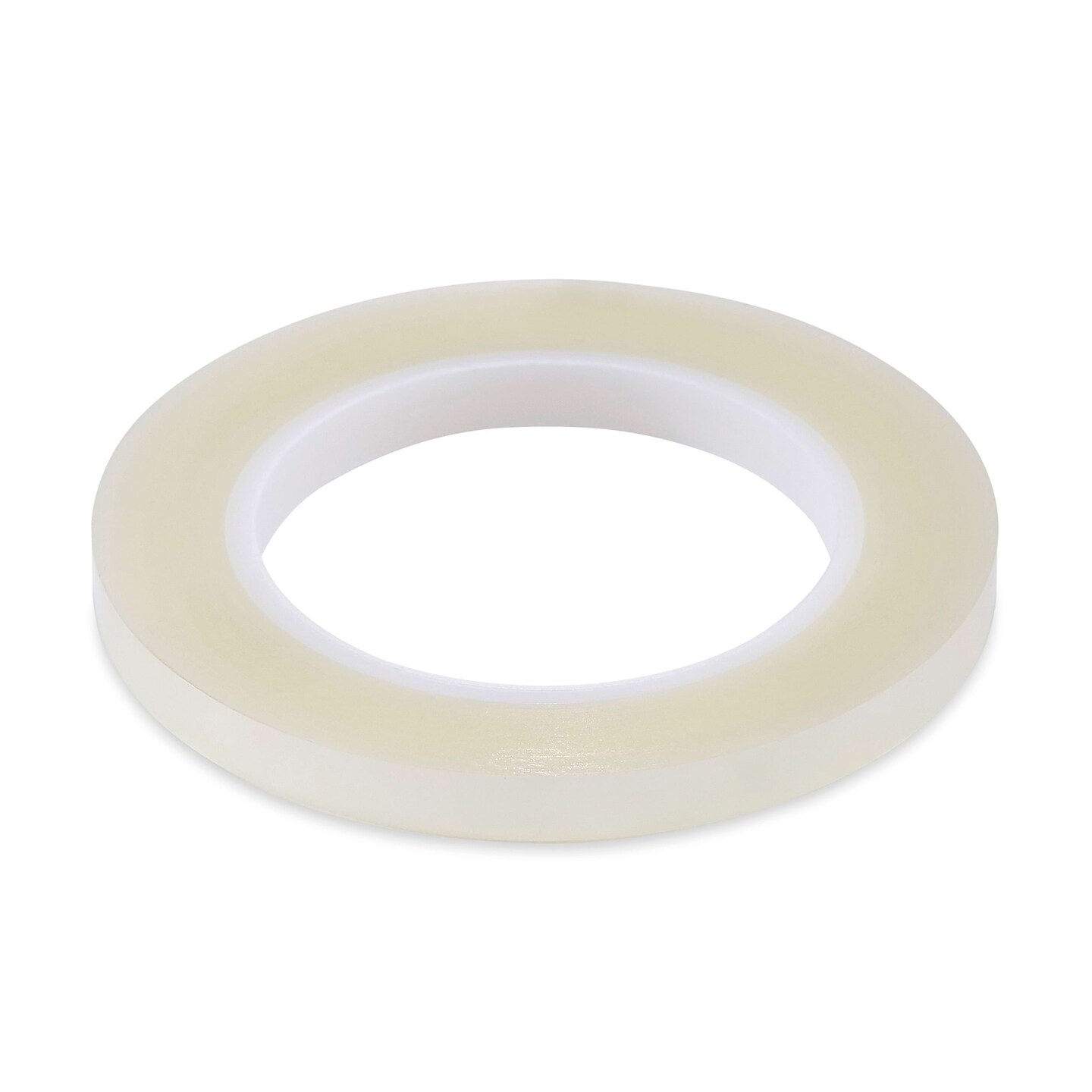 makerflo Heat Resistant Tape for Sublimation 0.375&#x22; x 216&#x27; FT, Heat Adhesive for Sublimation On Tumbler, Mug, T Shirt, Odourless and Crack Resistant Clear Tape for Vinyl and Heat Press