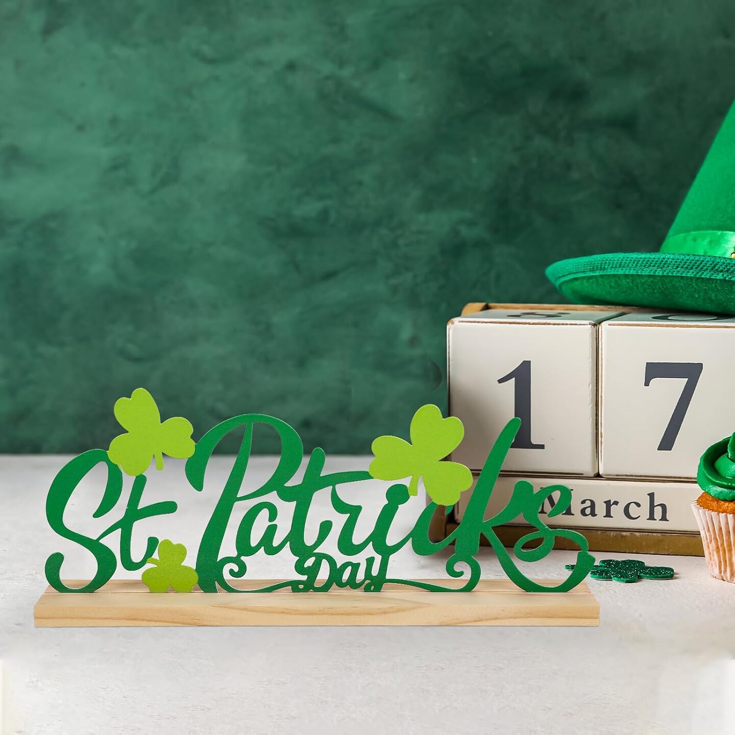 Metal St. Patrick's Day Sign, St Patricks Day Decorations for Home