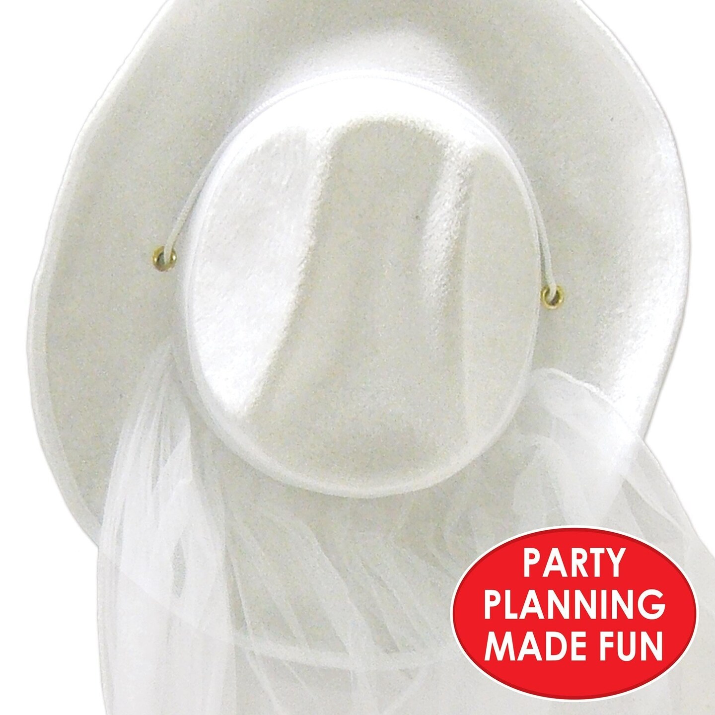 6 Pack Beistle Western Bride&#x27;s Hat