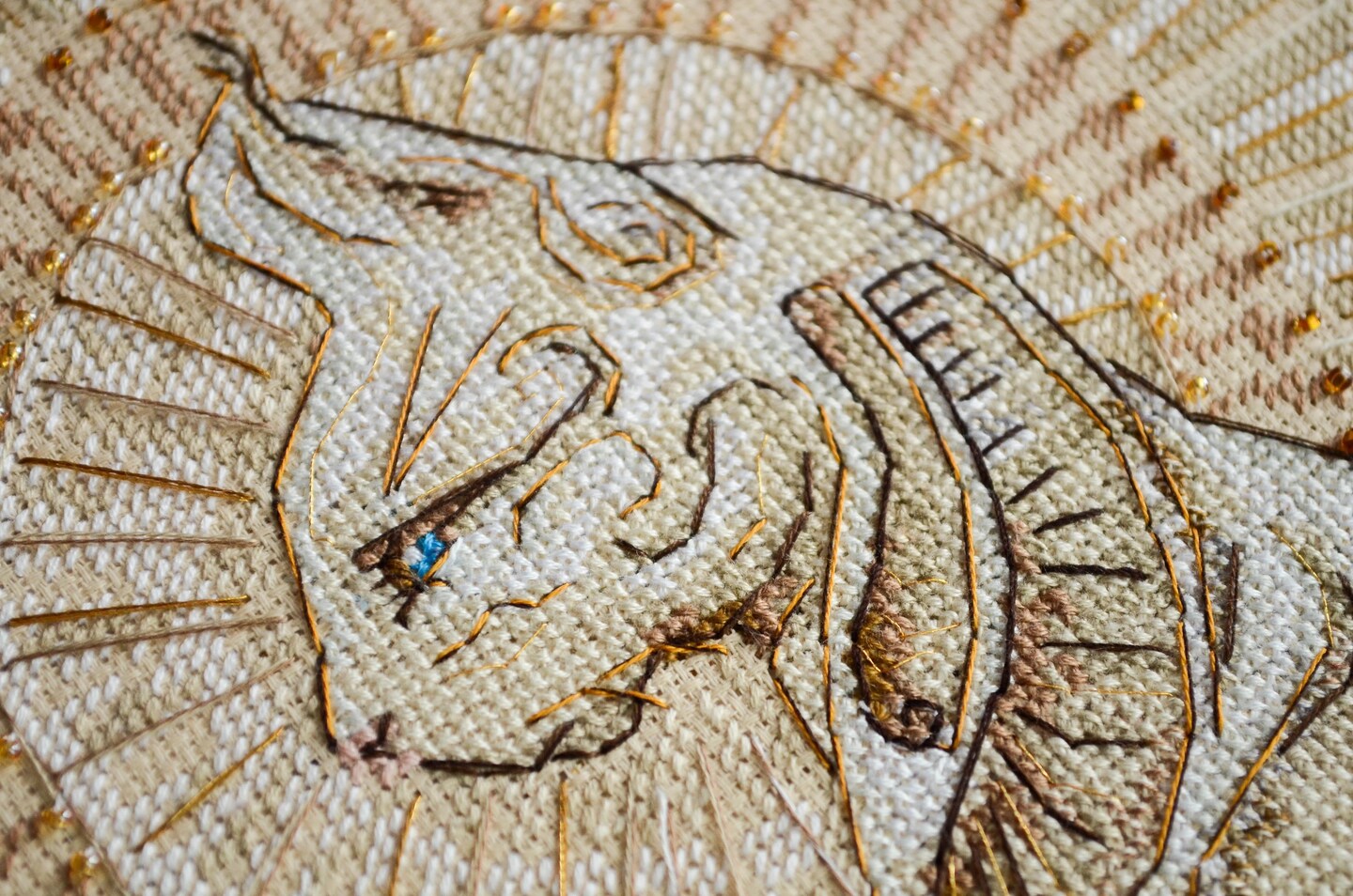 Cross-stitch kit - Protector of the Sun