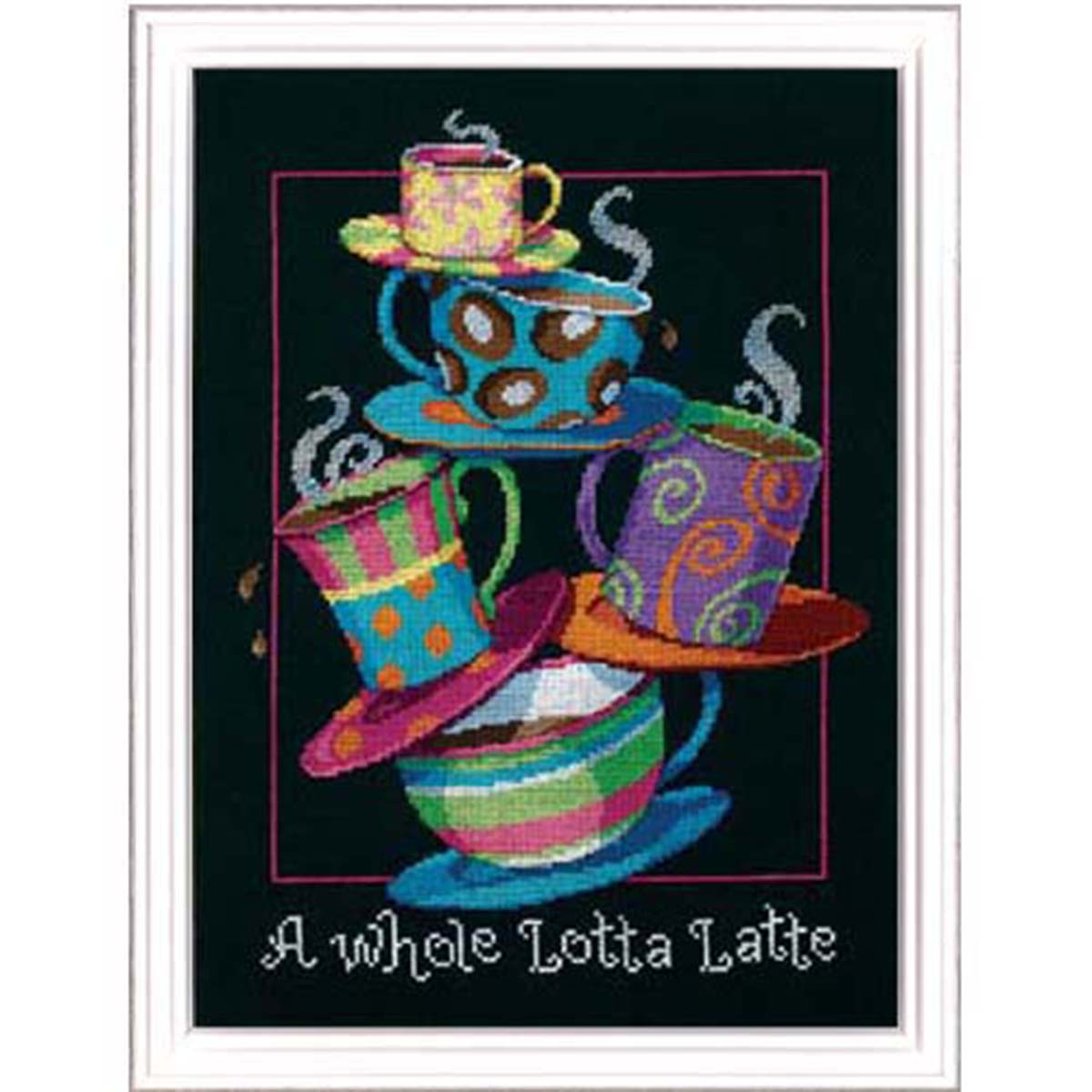 Dimensions  A Whole Lotta Latte Counted Cross-Stitch Kit