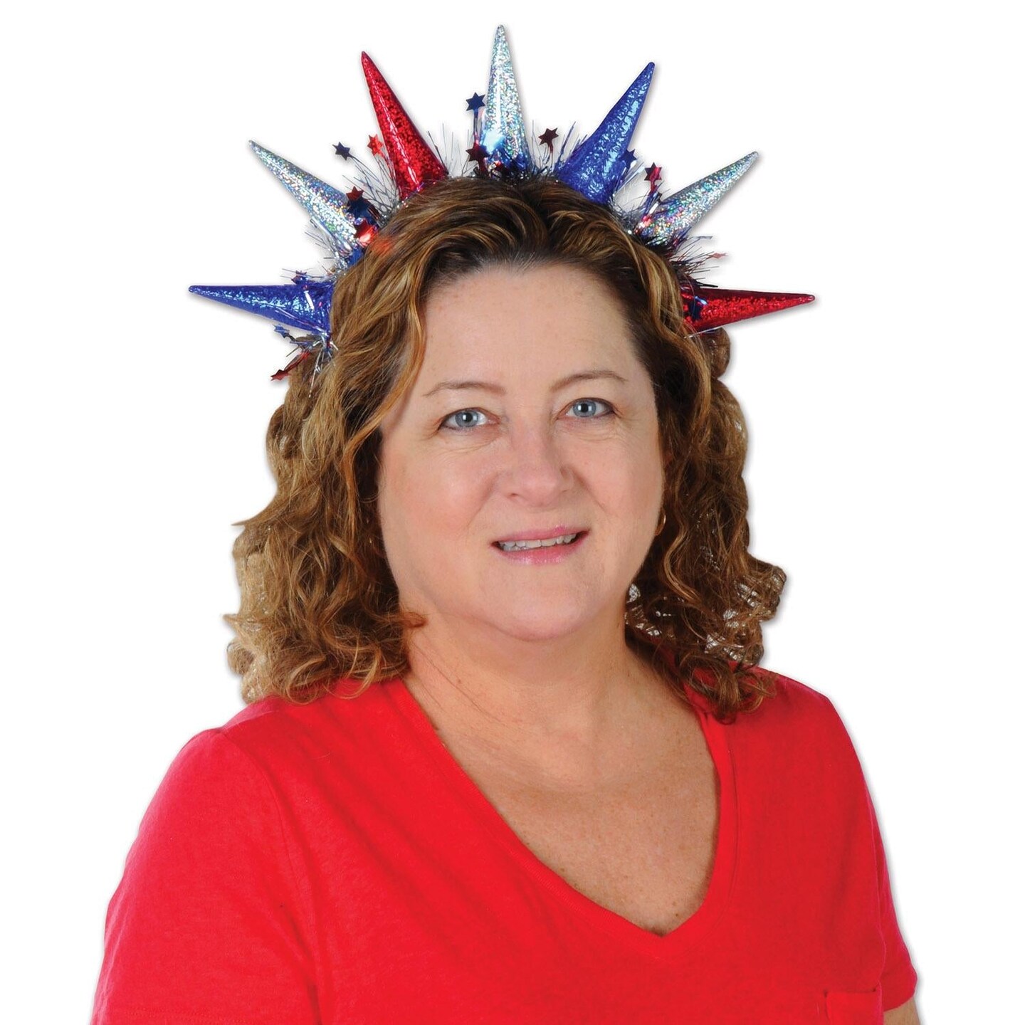 12 Pack Beistle Statue Of Liberty Tiara Headband