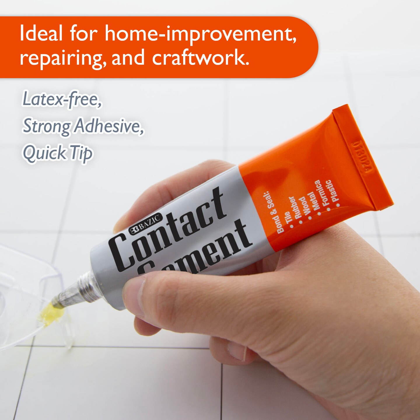 BAZIC Contact Cement Adhesive 1 FL OZ (30 mL)
