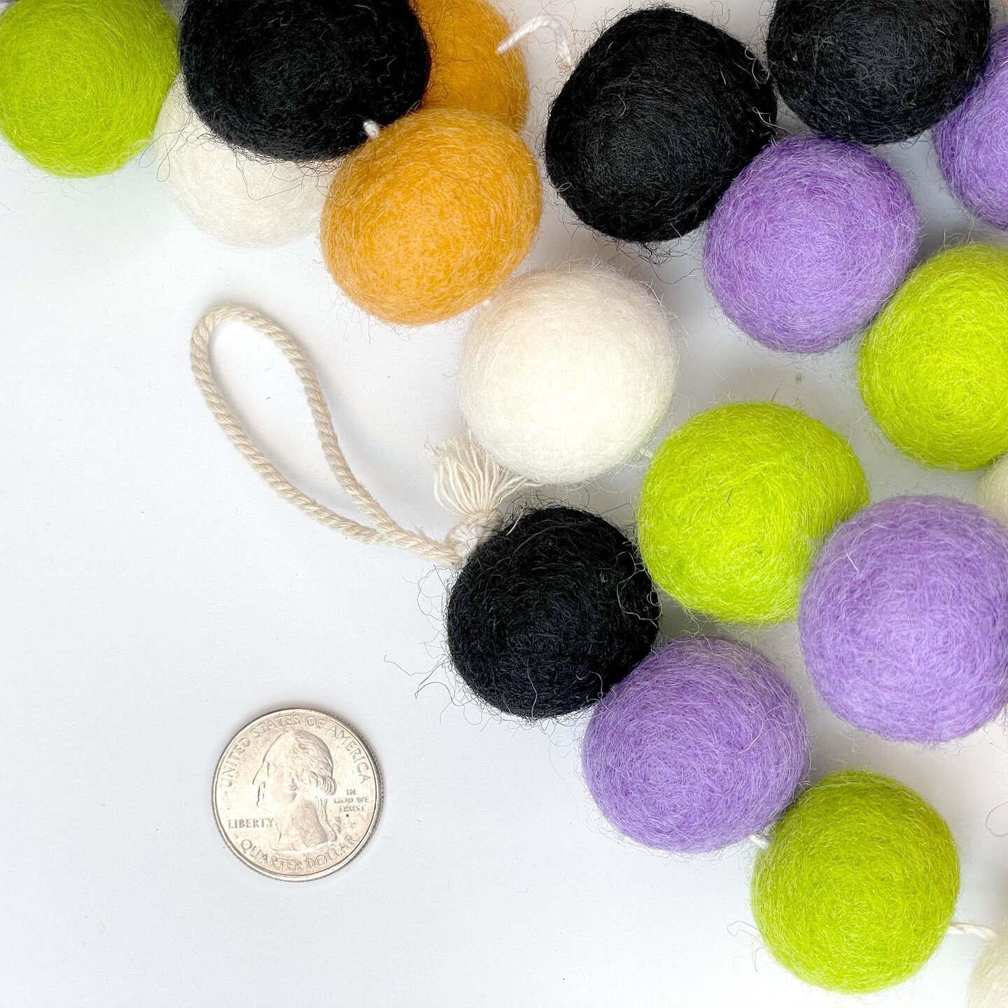 Spooky Halloween Felt Garland 6ft