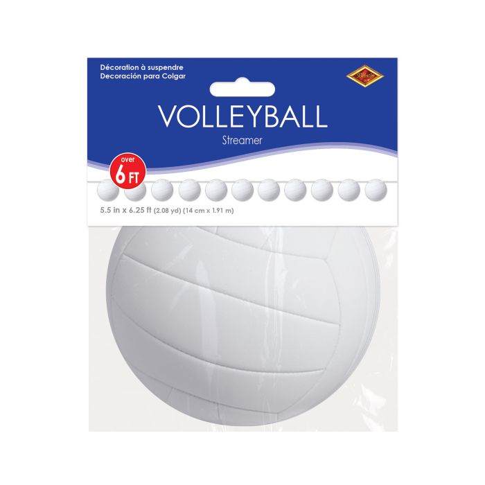 12 Pack Beistle Volleyball Streamer