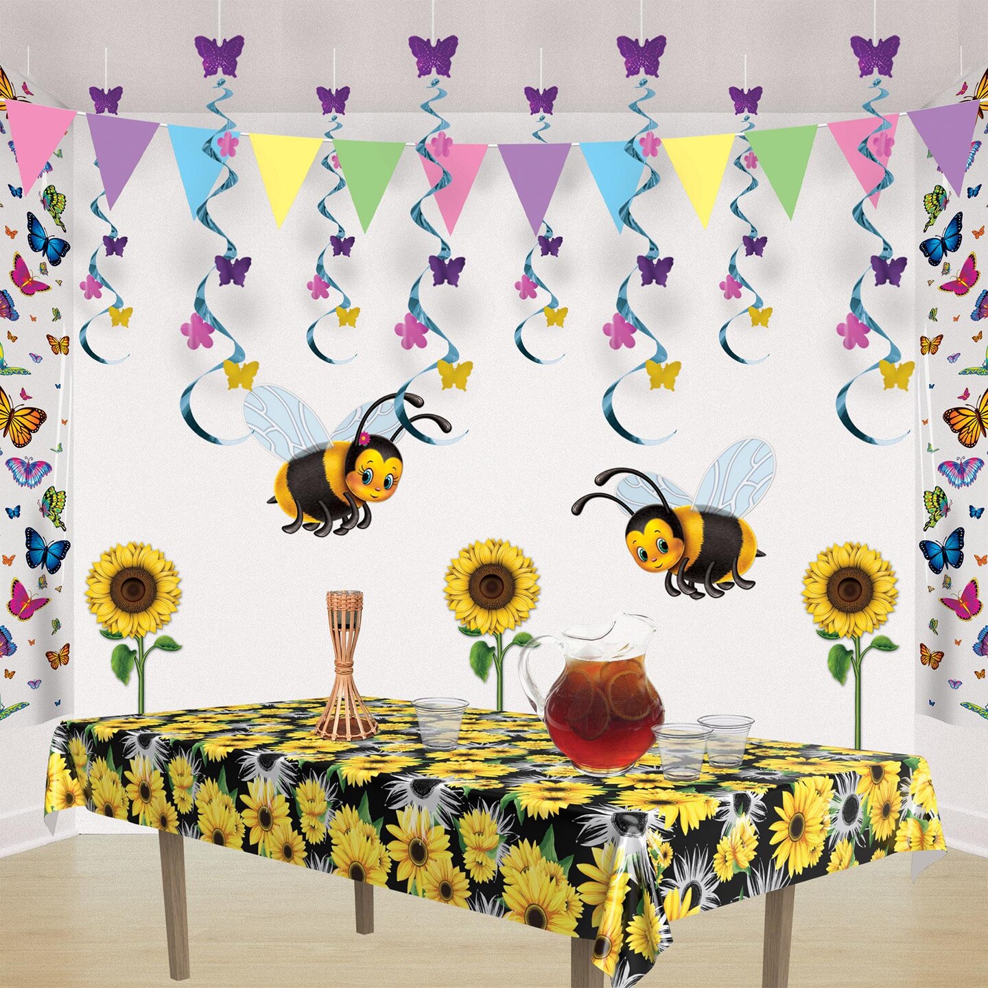 12 Pack Beistle Pastel Party Pennant Banner