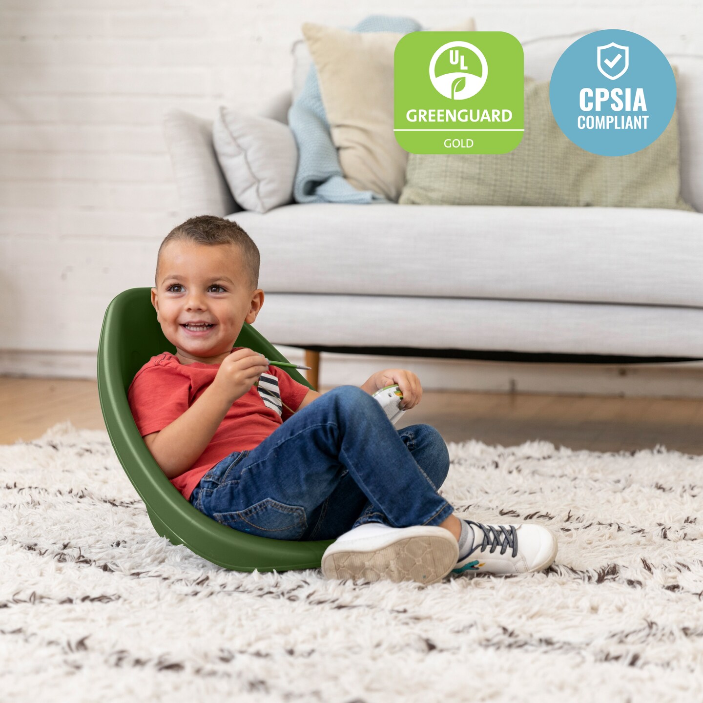 Leaf Floor Seat, Rocker Chair, 6-Piece