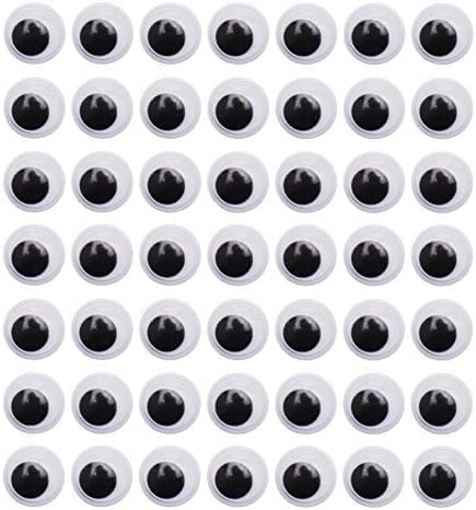 1000pcs 7mm Wiggle Googly Eyes with Self-adhesive for Scrapbooking DIY Crafts Toy Accessories