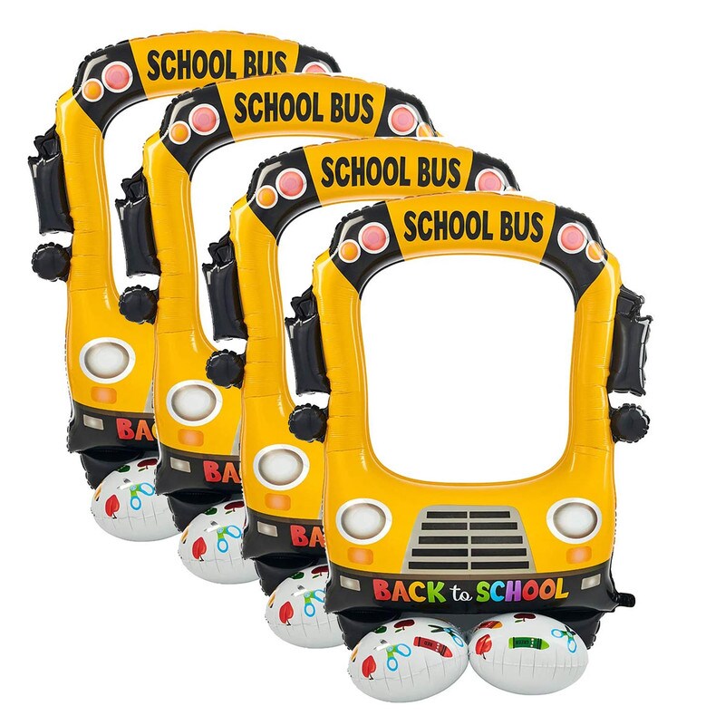 Anagram&#xAE; 56 inch Selfie School Bus AirLoonz