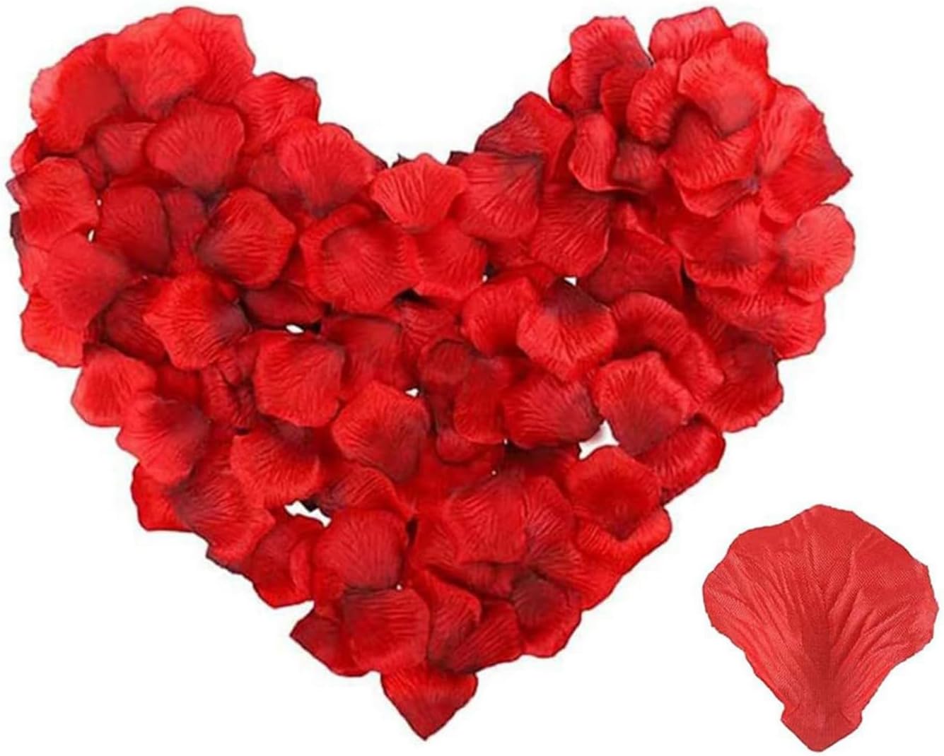 500 Silk Artificial Rose Petals – Romantic Confetti for Valentine’s Day, Proposals, Weddings, Anniversaries & Party Decorations