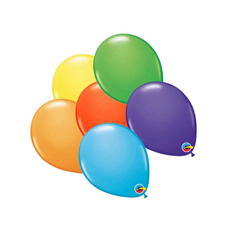 Qualatex&#xAE; Bright Rainbow Balloons 11 Inch 100 Pieces