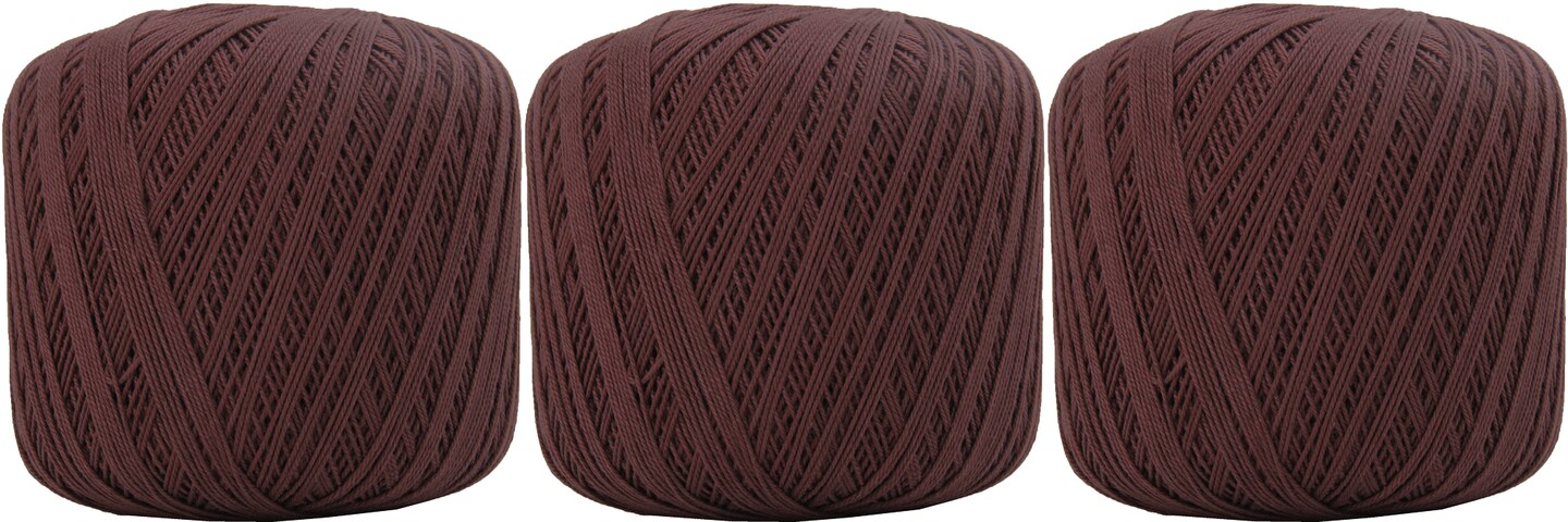 Threadart Size 3 and Size 10 100% Pure Cotton Crochet Thread - For tablecloths, bedspreads, and fashion accessories. 100% mercerized cotton - 30 Colors