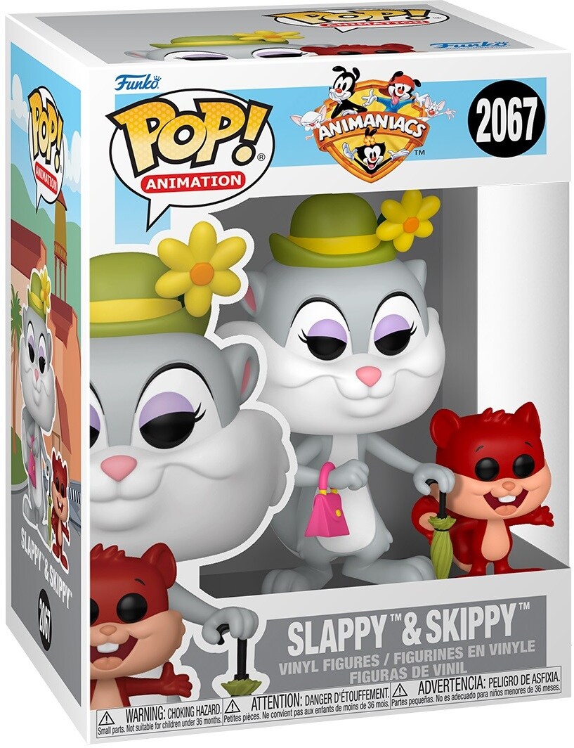 Funko POP! & Buddy: Animaniacs - Slappy & Skippy [COLLECTIBLES] Vinyl ...
