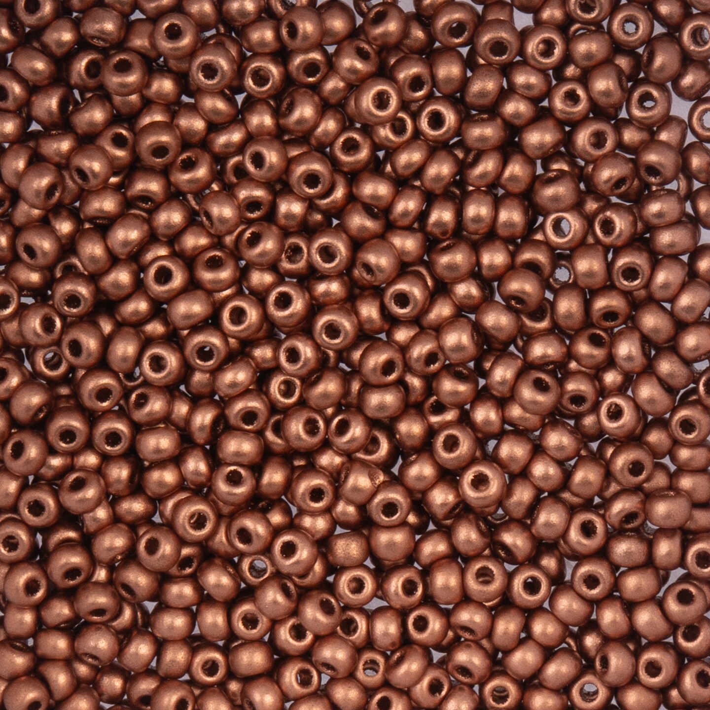 John Bead Metallic 8/0 Czech Glass Seed Beads, 22g