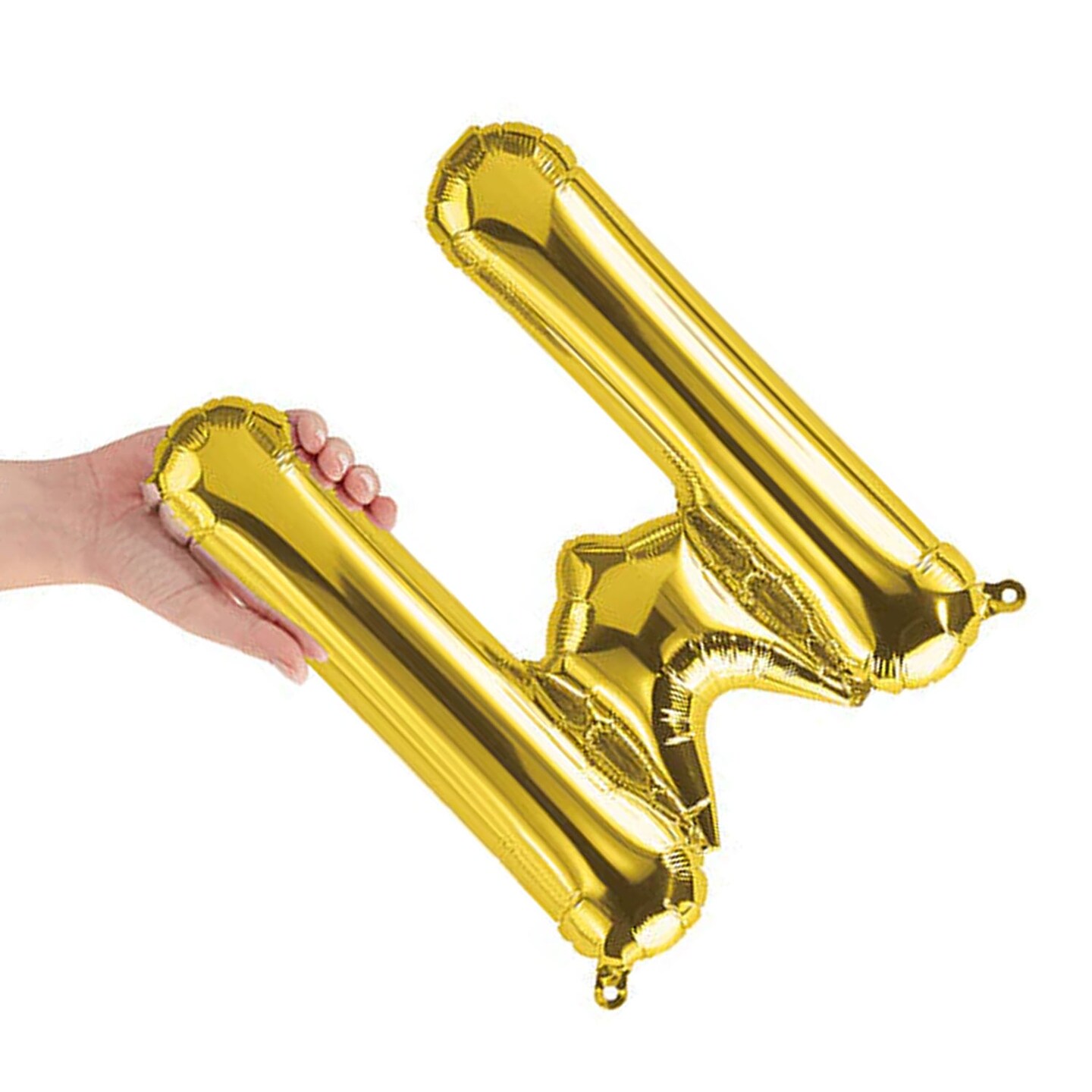 NorthStar Balloons&#xAE; 16&#x22; Gold Letter M Balloon Air Fill Only
