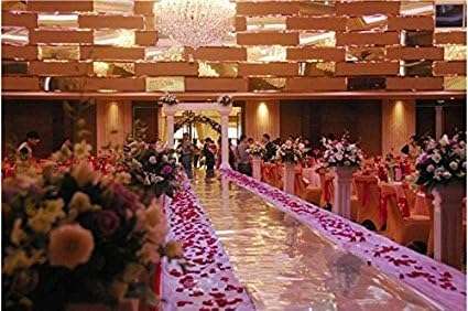 1000 PCS Artificial Silk Flower Lilac Rose Petals for Wedding Party Bridal Decoration