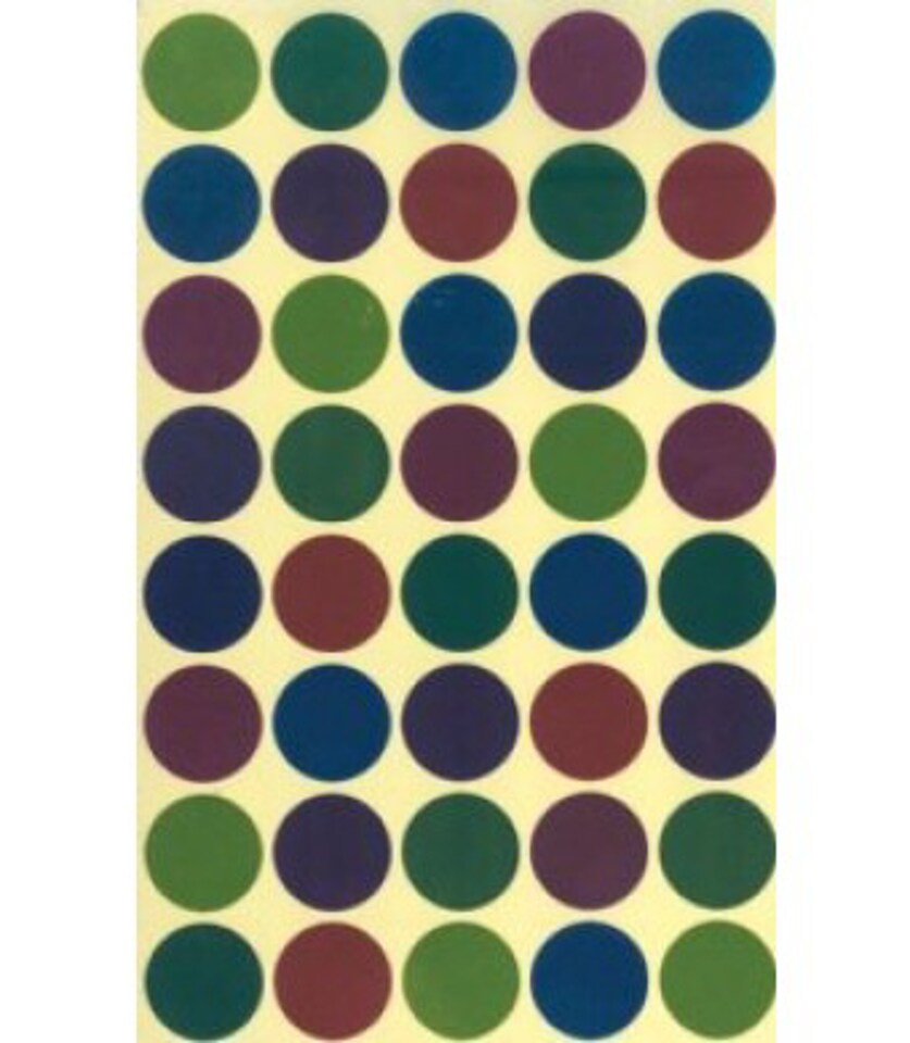 Metallic Dot Stickers – Pack Shiny Round Reward & Craft Stickers for Classroom, Scrapbooking & Party Favors