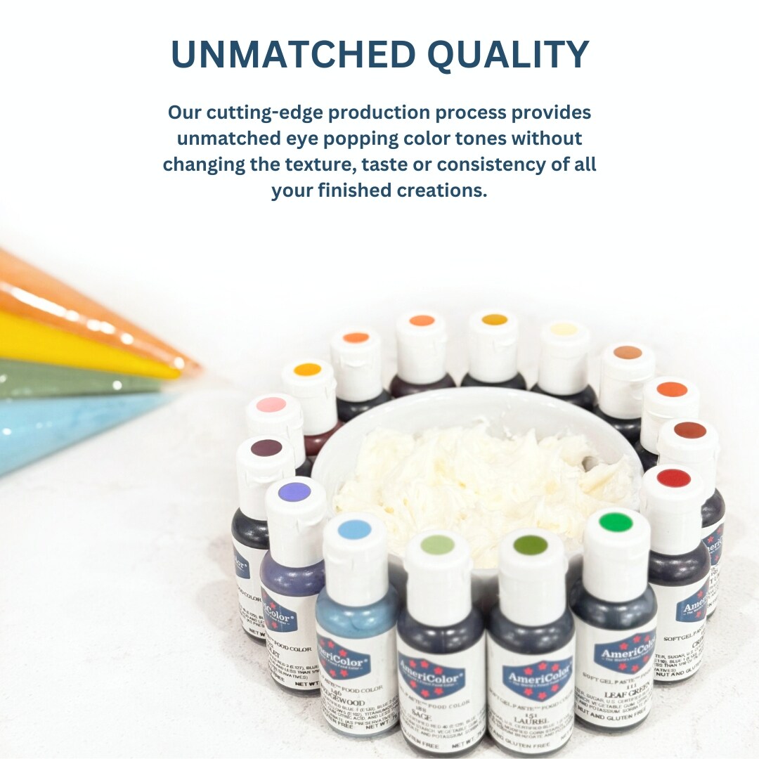 AmeriColor, Electric Blue, 13.5 Ounce, Soft Gel Paste Food Color