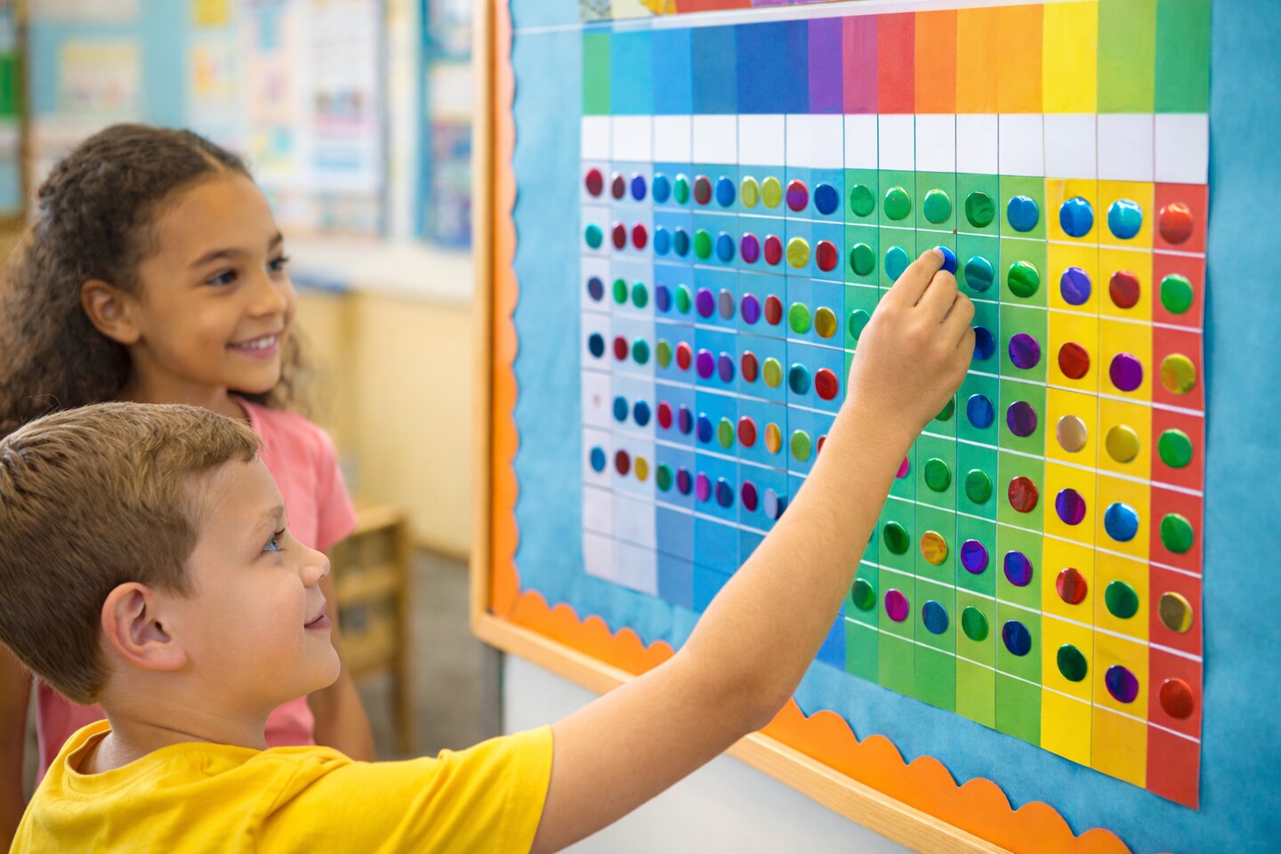 Metallic Dot Stickers – Pack Shiny Round Reward & Craft Stickers for Classroom, Scrapbooking & Party Favors