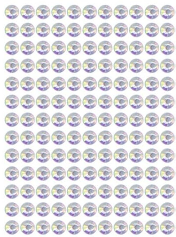 10mm Round Gemstone Stickers – Self Adhesive Craft Rhinestones, 84 Count – Gold, Silver, Pink, Blue