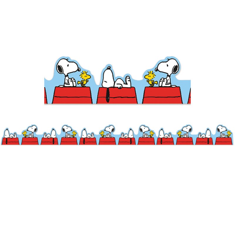 Peanuts® Snoopy on Doghouse Extra Wide Die-Cut Deco Trim®, 37 Feet