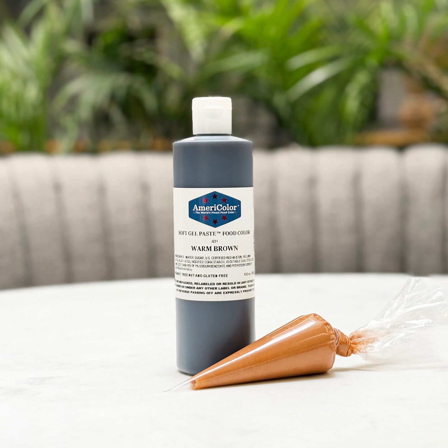 AmeriColor, Warm Brown, 13.5 Ounce, Soft Gel Paste Food Color