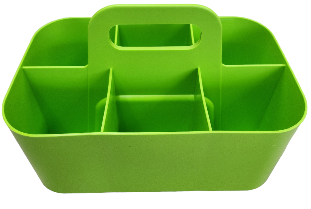 Enjoy Organizer | 4 Small Stackable and Portable Simple 6-Compartment Art Caddy - Made In USA