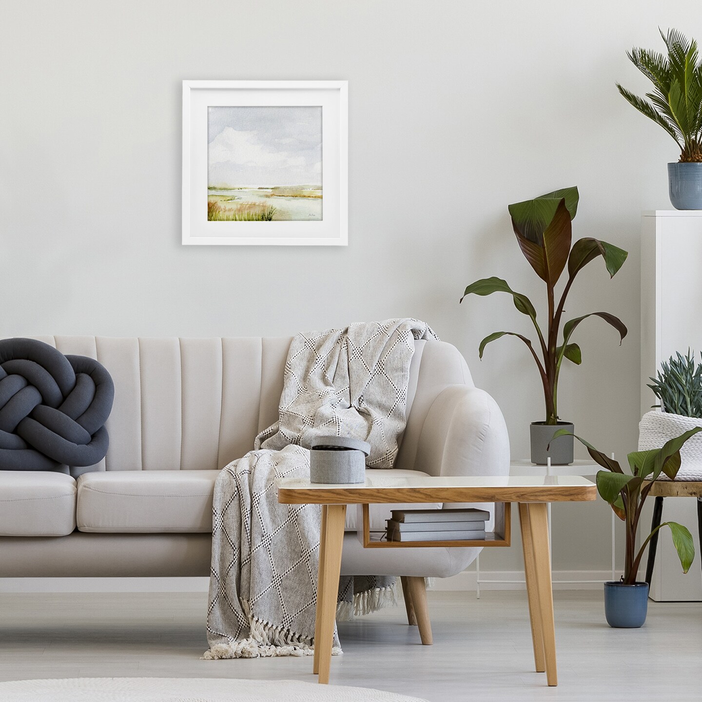 Stupell Industries Delicate Marsh Painting Framed Print Under Glass, design by Patti Bishop