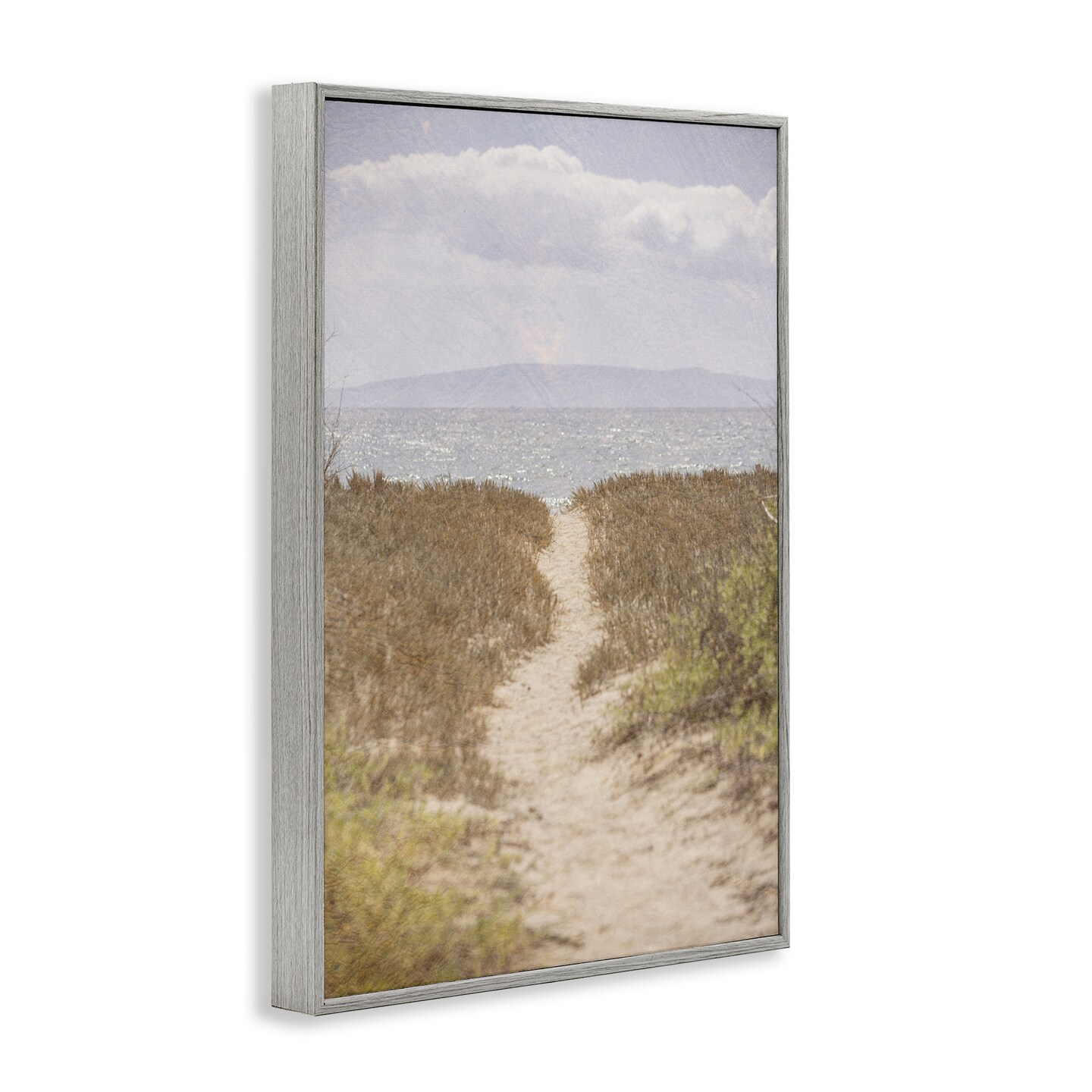 Stupell Industries Path to Misty Ocean Framed Giclee, design by Aaron Matheson