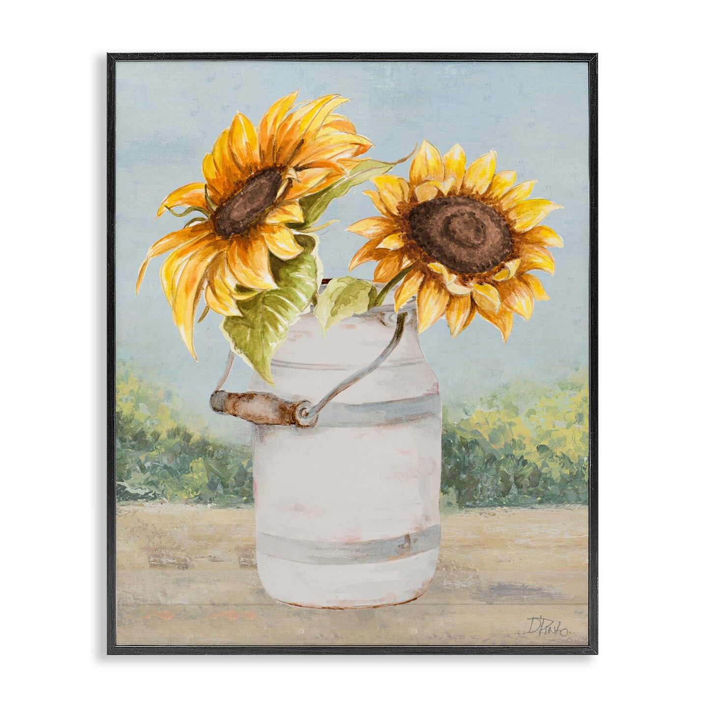 Stupell Industries Sunflower Pitcher in Country Framed Giclee, design by Patricia Pinto