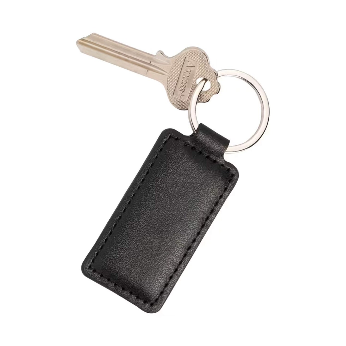 Black Faux Leather Keychains - 12 Pc. | Michaels