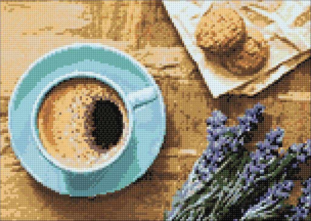 Good Morning WD041 14.9 x 10.6 inches Wizardi Diamond Painting Kit