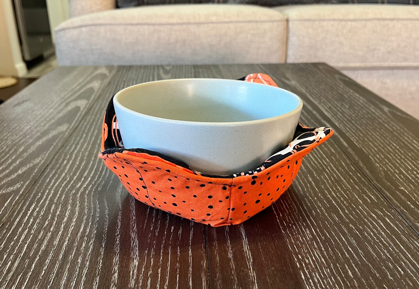 3 piece Bowl Cozy set, warmer, dish cozy, microwave pad, bowl