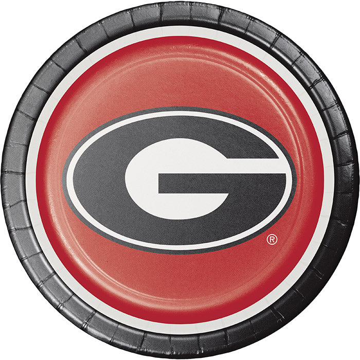 Georgia Bulldogs Paper Plates (8/Pkg)