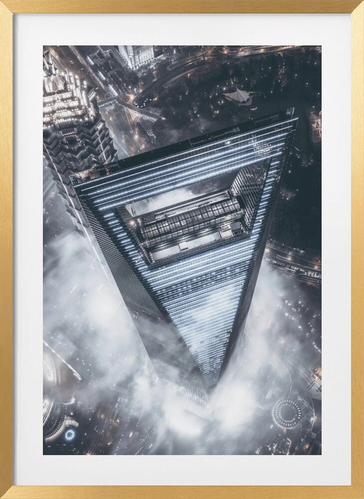 The Triangle by Aron Tien Framed Art