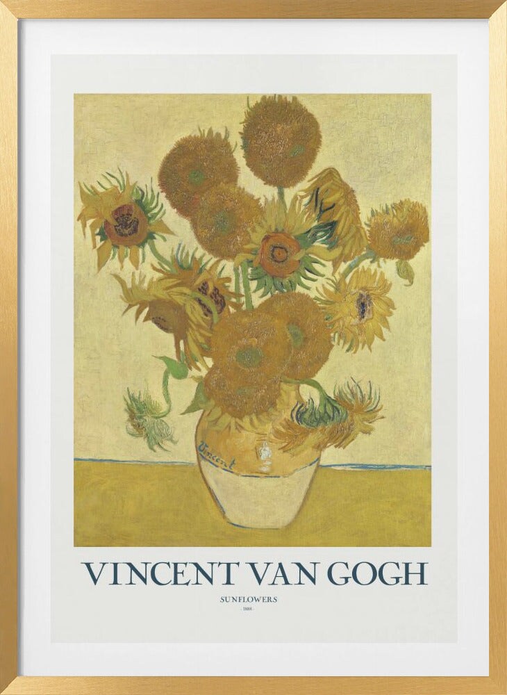 Sunflowers by Vincent Van Gogh Framed Art