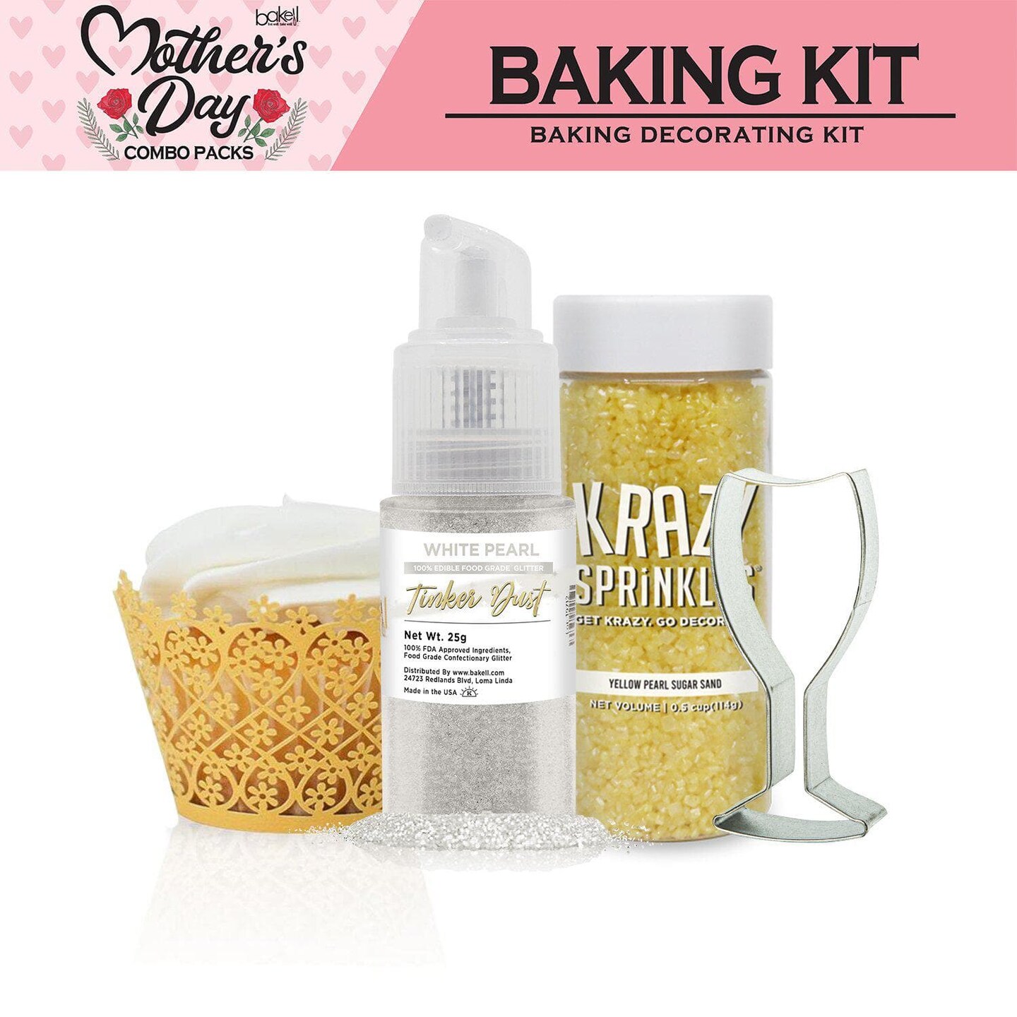 Mother&#x27;s Day Collection Baking Decorating Gift Set A (4 PC SET)
