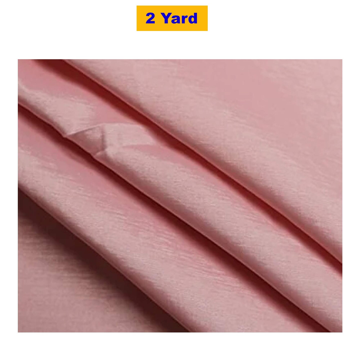 Light Pink Iridescent Stretch Taffeta Fabric 1 Way Stretch by the Yard