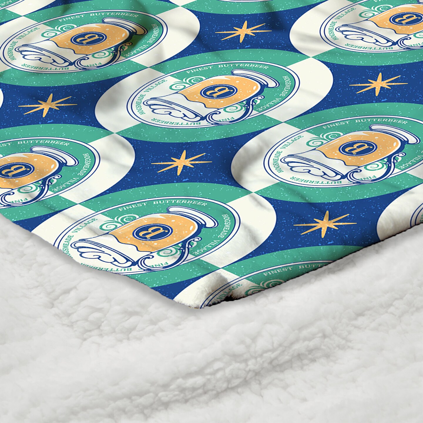 Warner Brothers Harry Potter Silk Touch Sherpa Throw Blanket 50X60 Inches