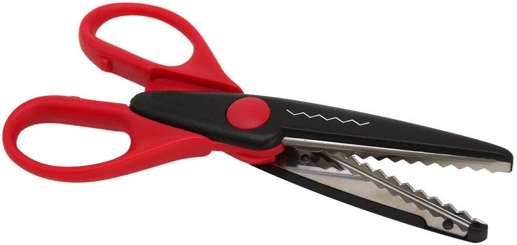 6 Colorful Decorative Edge Craft Scissor Set for Kodak, Lifeprint, Polaroid, HP, Canon, Fujifilm Photo Projects