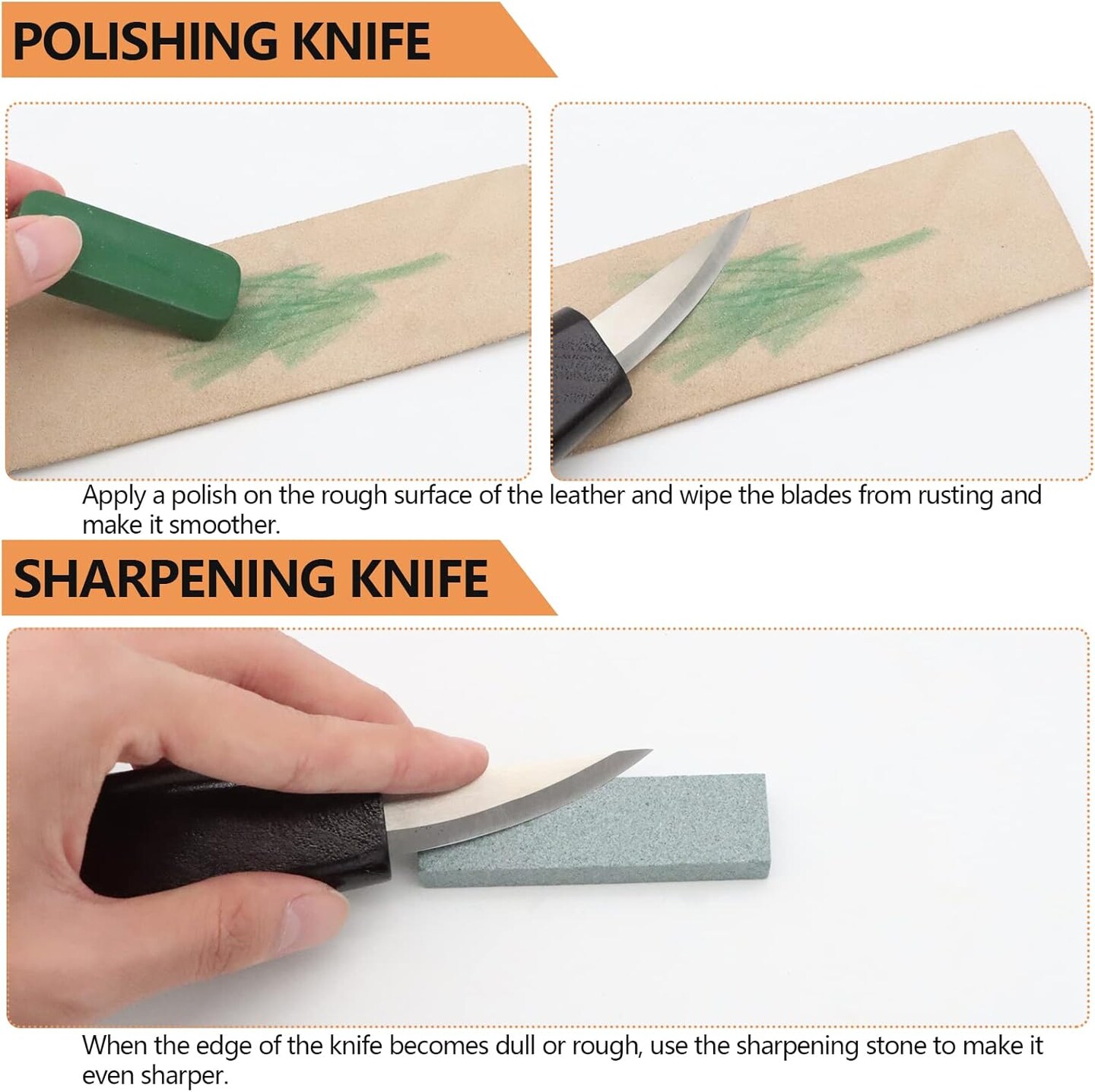 Wood Carving Kit, 14 PCS Wood Carving Tools Set with Detail Carving Knife, Spoon Blanks, Whittling Knife, Wood Whittling Kit for Beginners Kids Adults Woodworking DIY