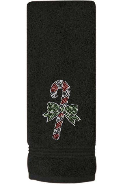 Candy Cane Hand Towel