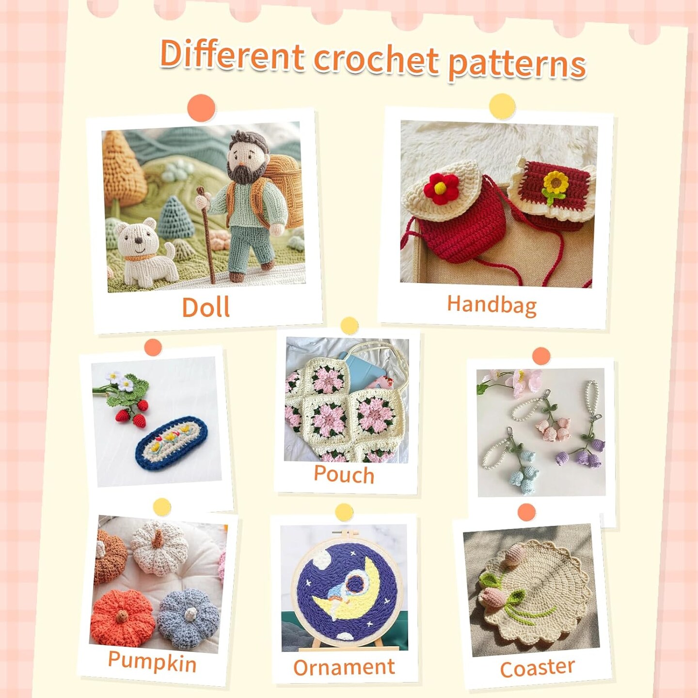 9-Piece Ergonomic Crochet Hook Set – Soft Grip with Cartoon Patterns, Ideal for Arthritis & Beginners